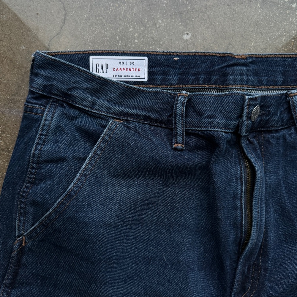 GAP Men's Dark Blue‎ Carpenter Jeans - 33x30